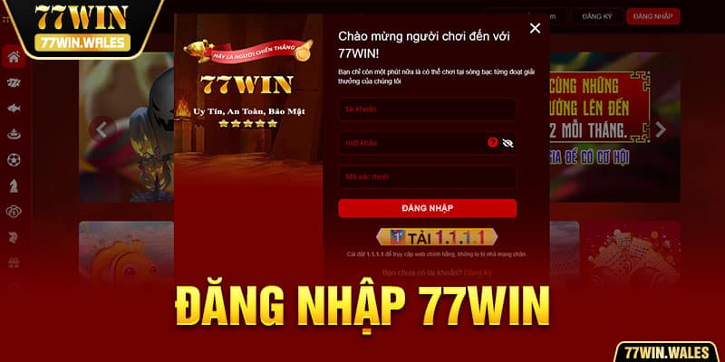 đăng nhập 77win